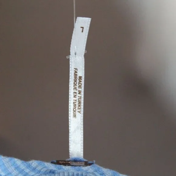 NWT Free People Nina Halter Maxi Dress Button Striped Blue Size Large H12299 - Picture 8 of 12